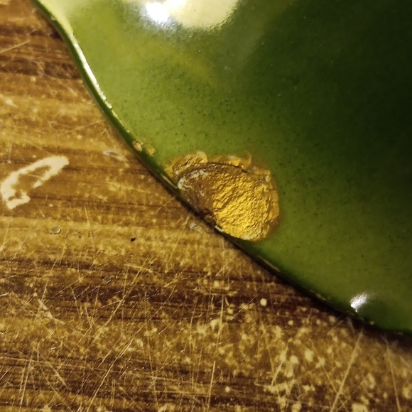 Haynes Pottery green gold planter - Picture 3 of 9